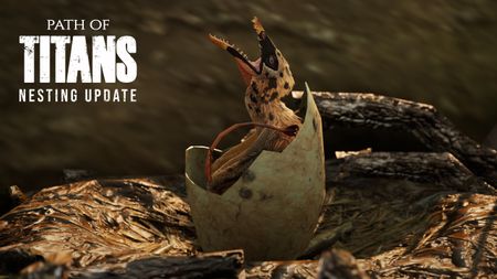 PathofTitans_Nesting_Update_Baby_Rhamphorhynchus_Logo_2560x1440